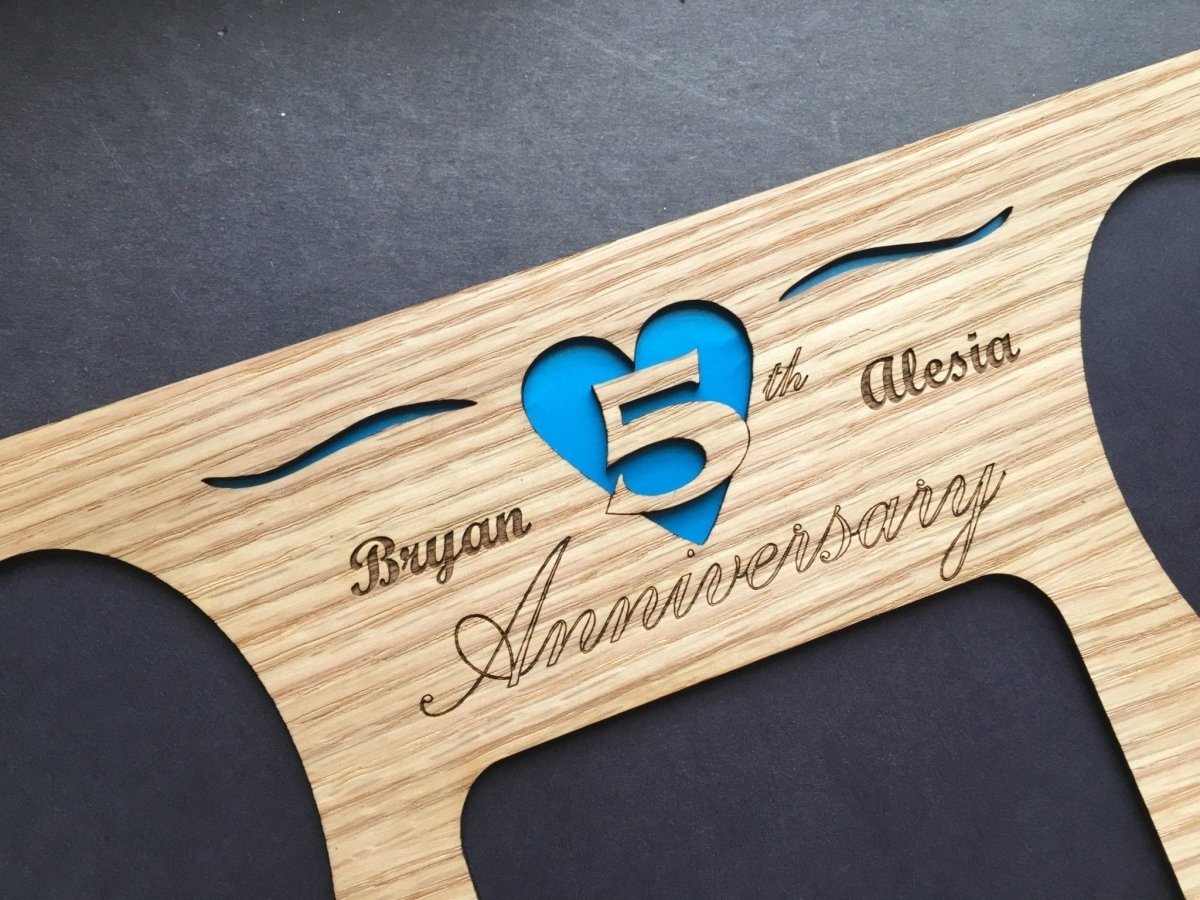 5th Anniversary Picture Frame