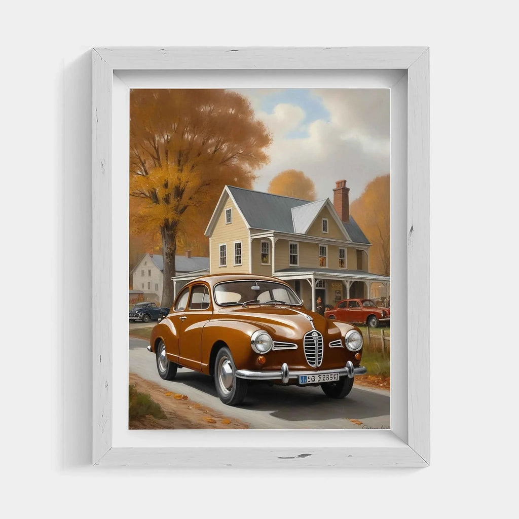 1960 Swedish Rally Legend - Autumn Edition | Poster Canvas