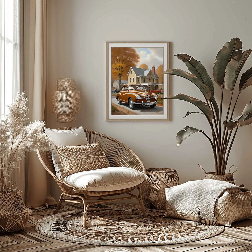 1960 Swedish Rally Legend - Autumn Edition | Poster Canvas