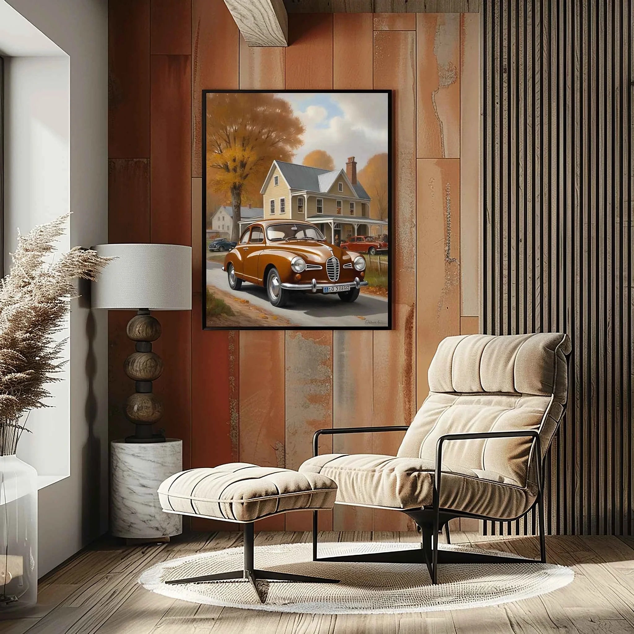 1960 Swedish Rally Legend - Autumn Edition | Poster Canvas