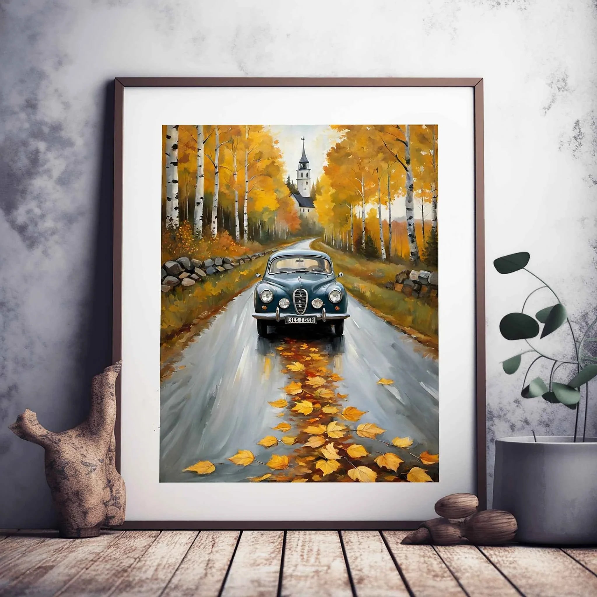 1960 Swedish Rally Legend - Forest Edition | Poster Canvas