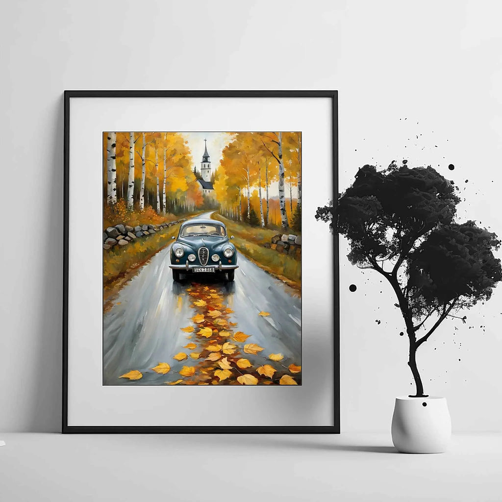 1960 Swedish Rally Legend - Forest Edition | Poster Canvas