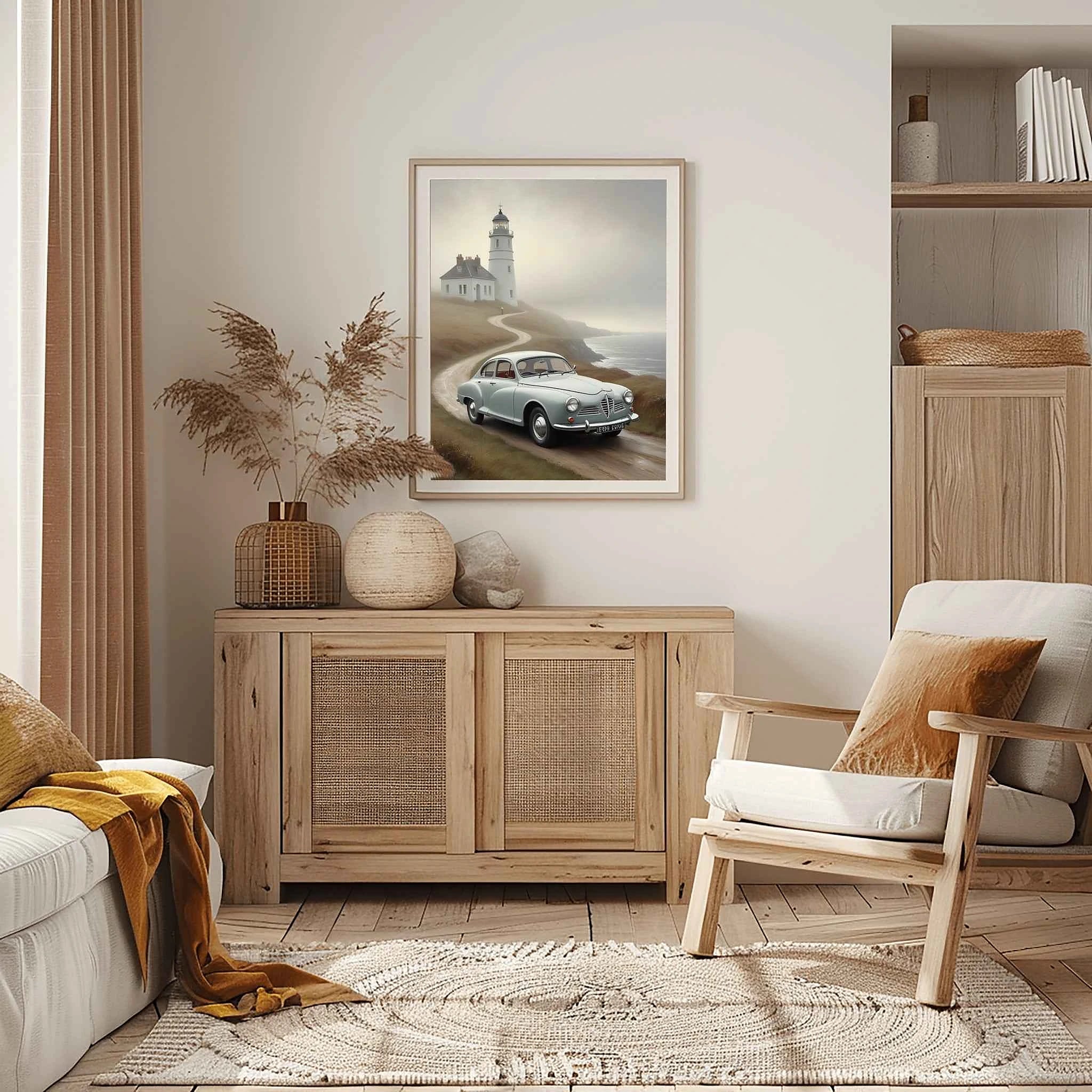 1960 Swedish Rally Legend - Lighthouse Edition | Poster Canvas