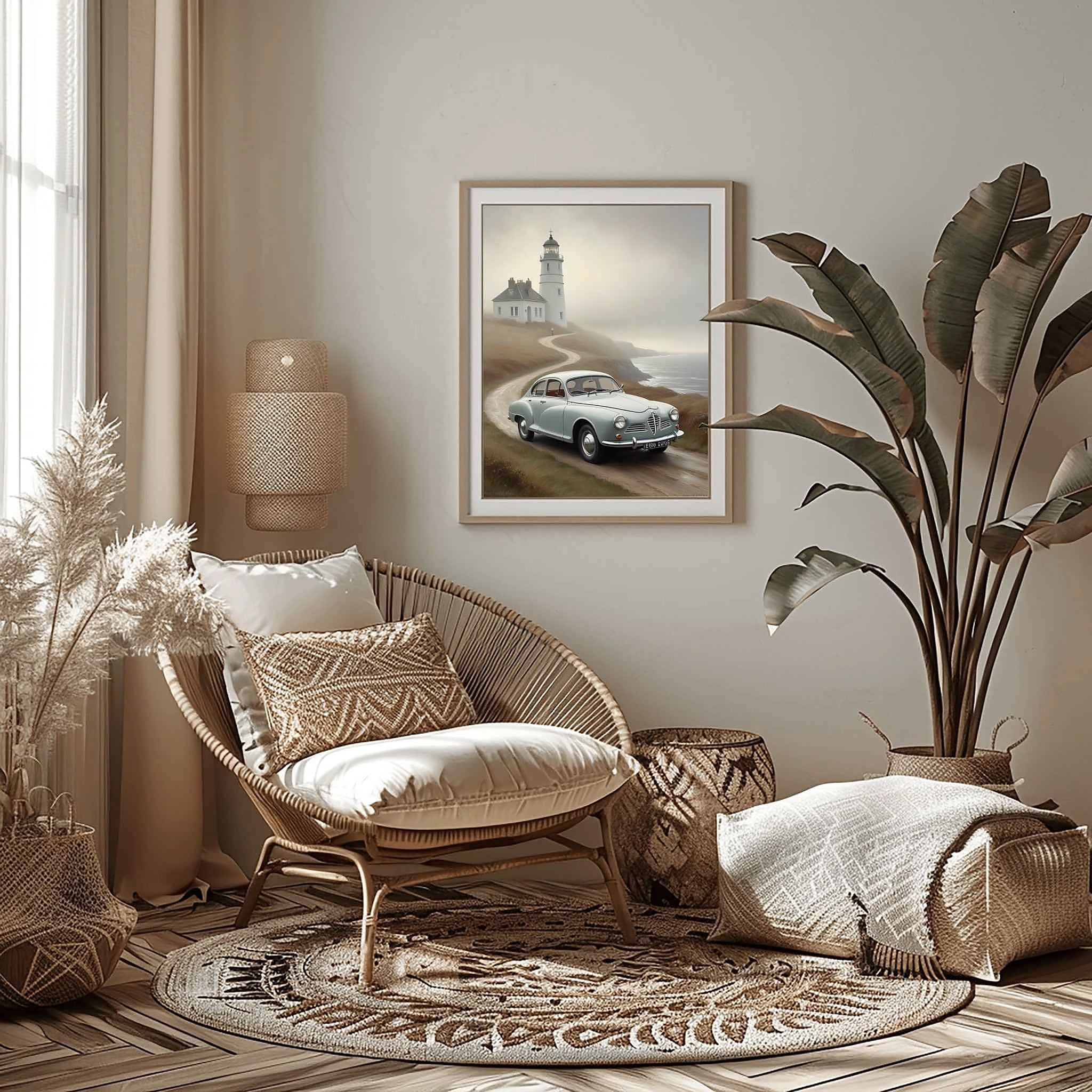1960 Swedish Rally Legend - Lighthouse Edition | Poster Canvas