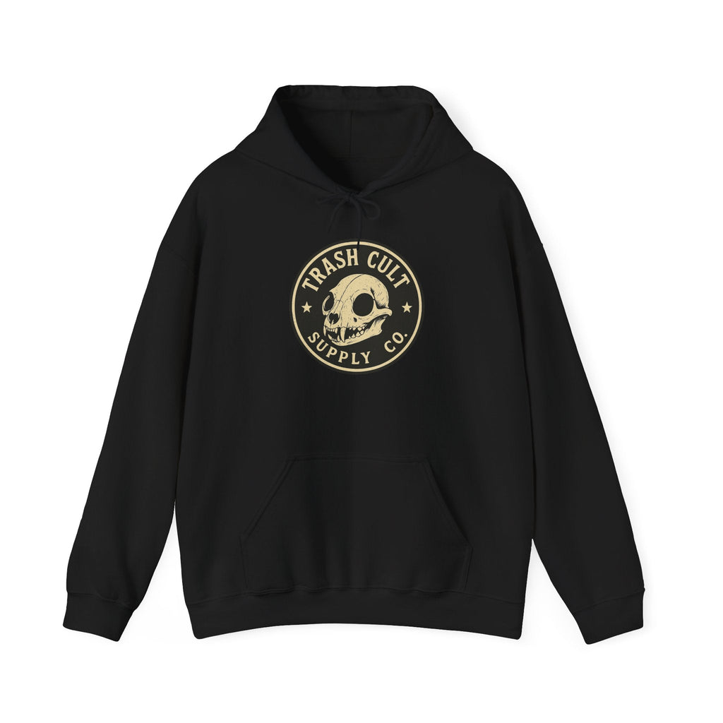 Trash Cult Hooded Sweatshirt, Unisex Hoodie with Skull Design, Perfect for Casual Wear, Gifts for Friends, Cozy Fashion