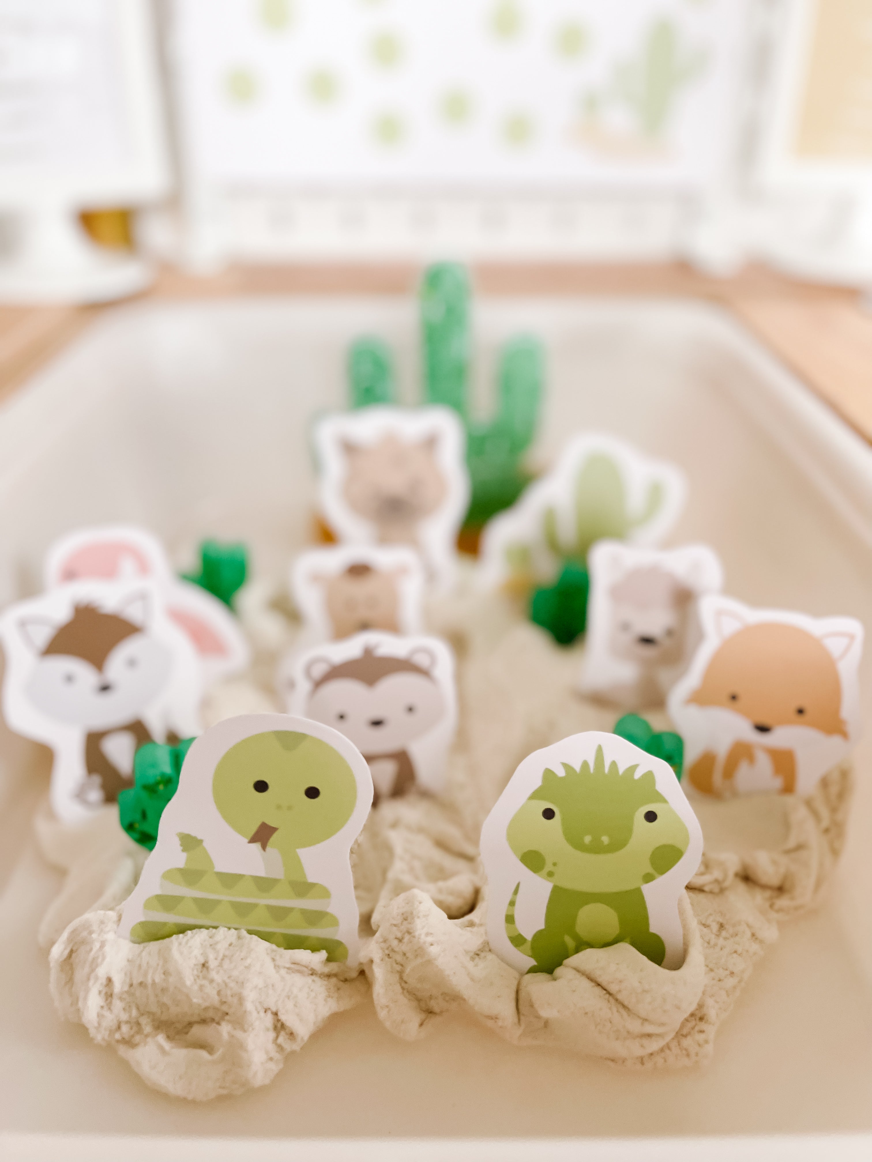 Desert Animals Printable Dramatic Play Kit