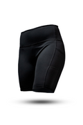 SOHO Women's Technical High Rise Shorts 8" (Black)