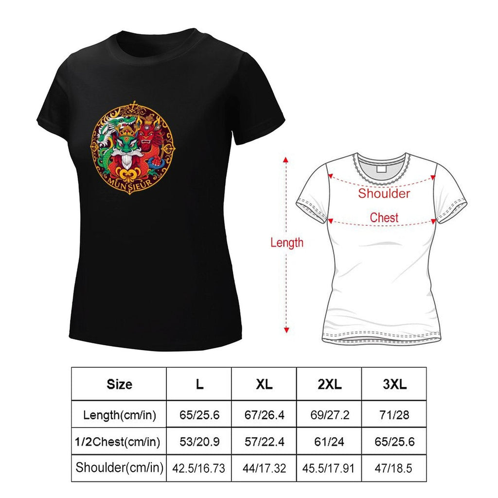 Munsieur T-Shirt for Women: Lightweight, Breathable, and Ultra-Stylish for Her