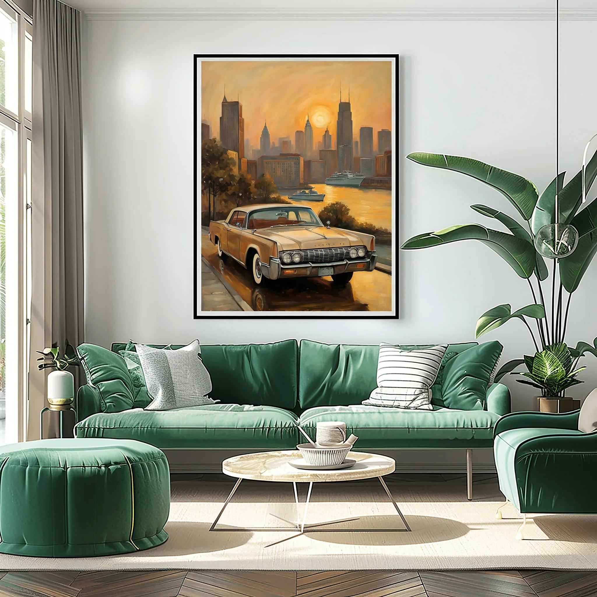 1961 Suicide-Door Continental - Sunset Edition | Poster Canvas