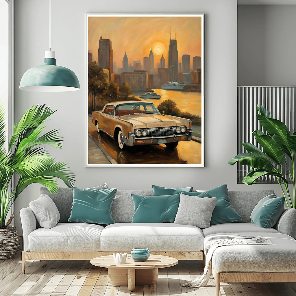 1961 Suicide-Door Continental - Sunset Edition | Poster Canvas