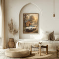 1961 E-Type Racing Beauty - Old Garage Edition | Poster Canvas