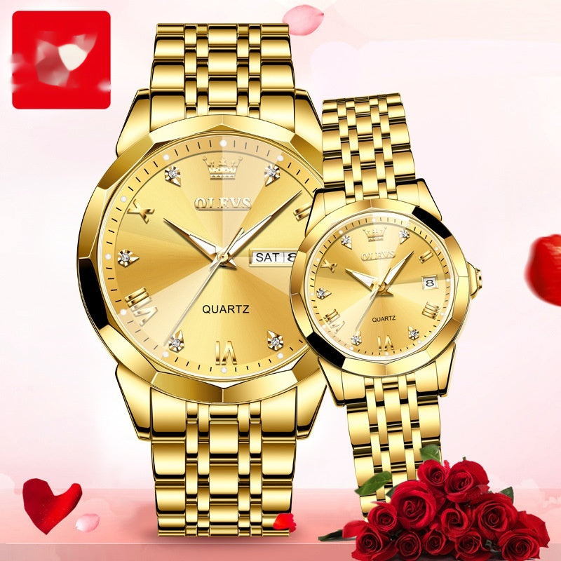 Watch Valentine's Day Gift Couple Watch His and Hers Set