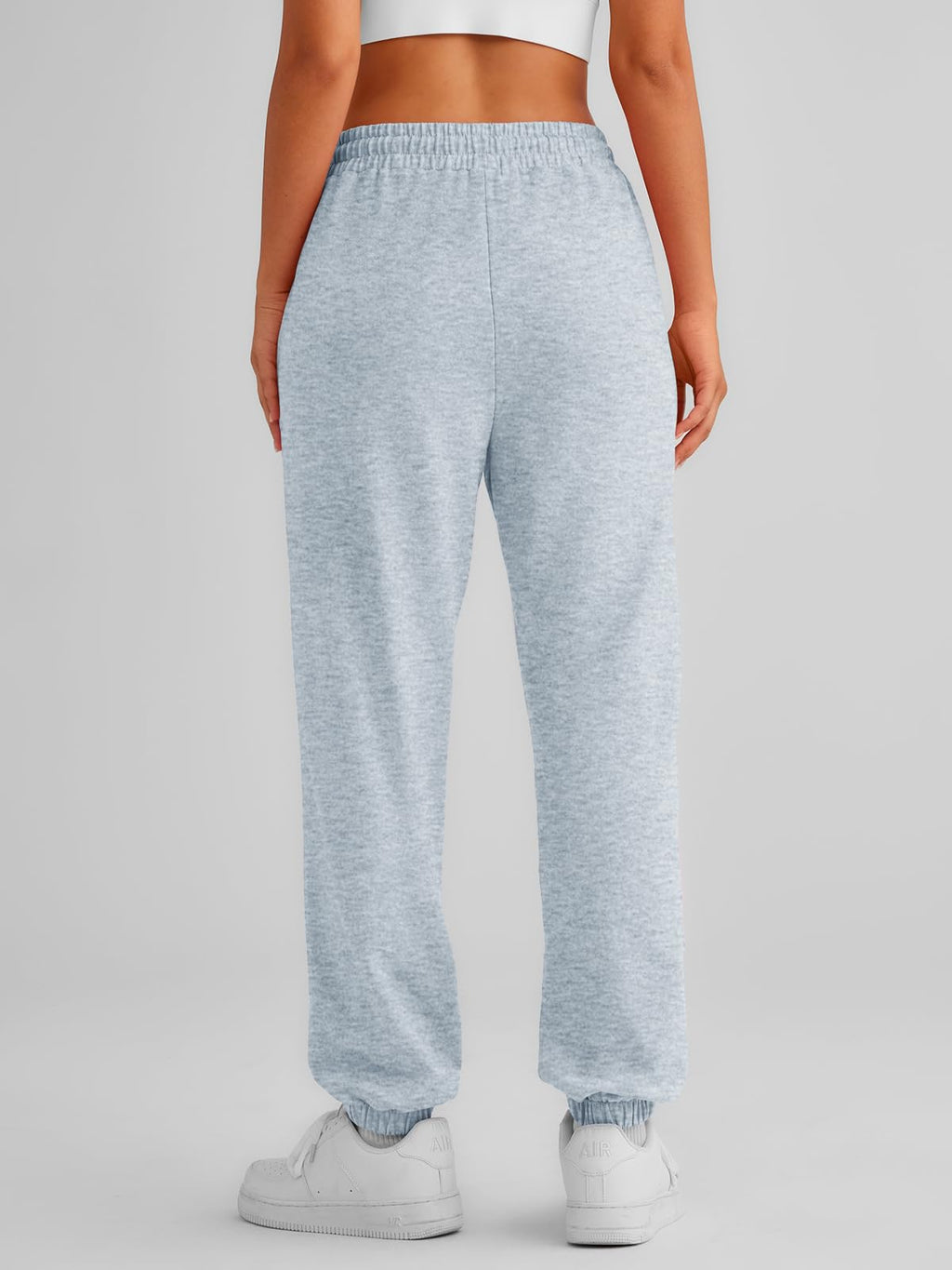 AUTOMET Women's Cinch Bottom Sweatpants Athletic Joggers Lounge Pants