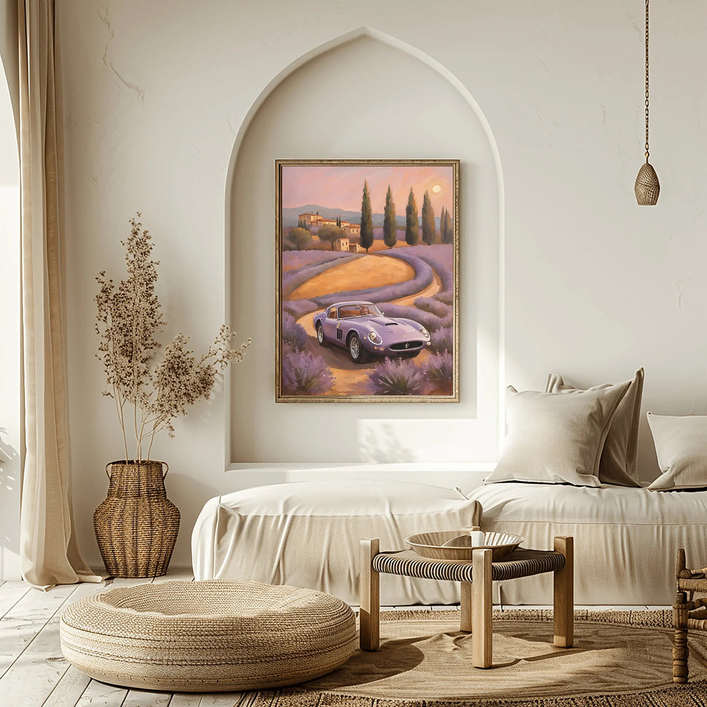 1962 Italian Racing Royalty - Lavender Edition | Poster Canvas