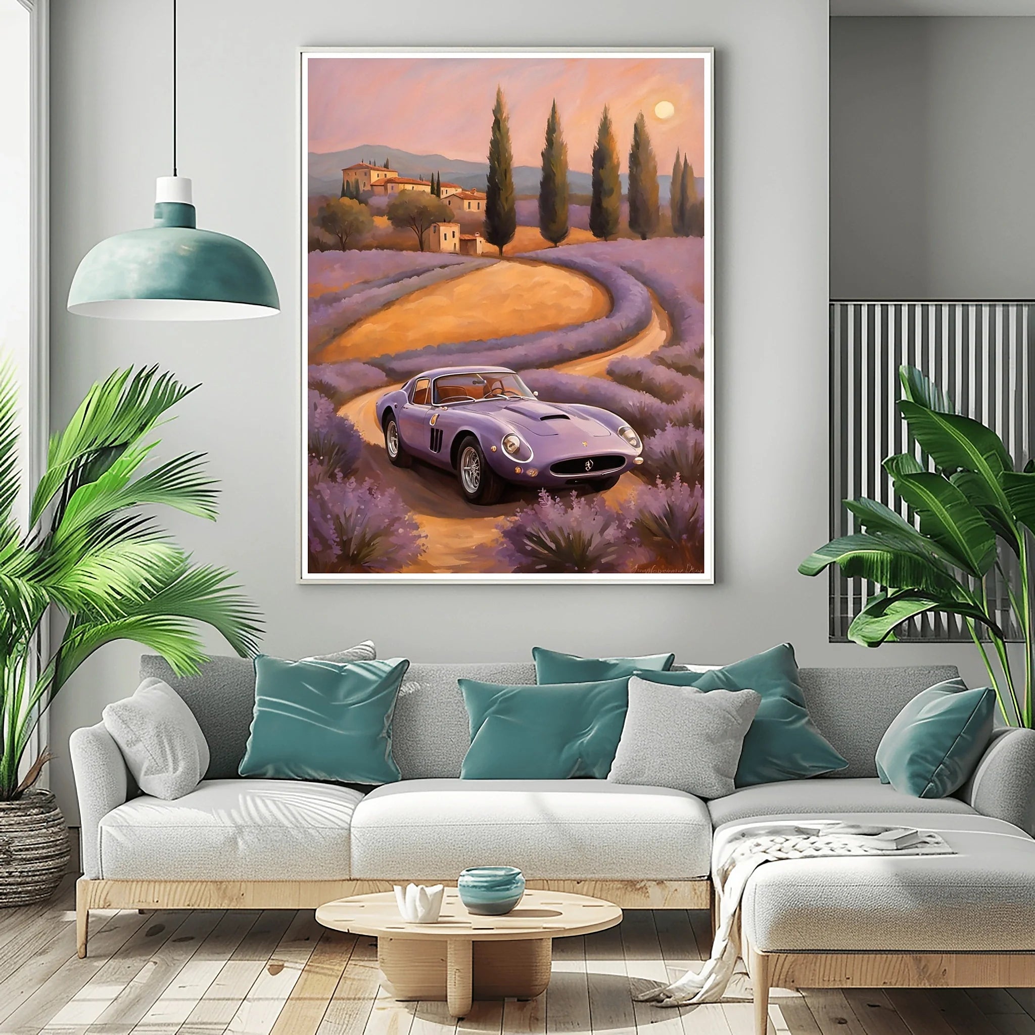 1962 Italian Racing Royalty - Lavender Edition | Poster Canvas