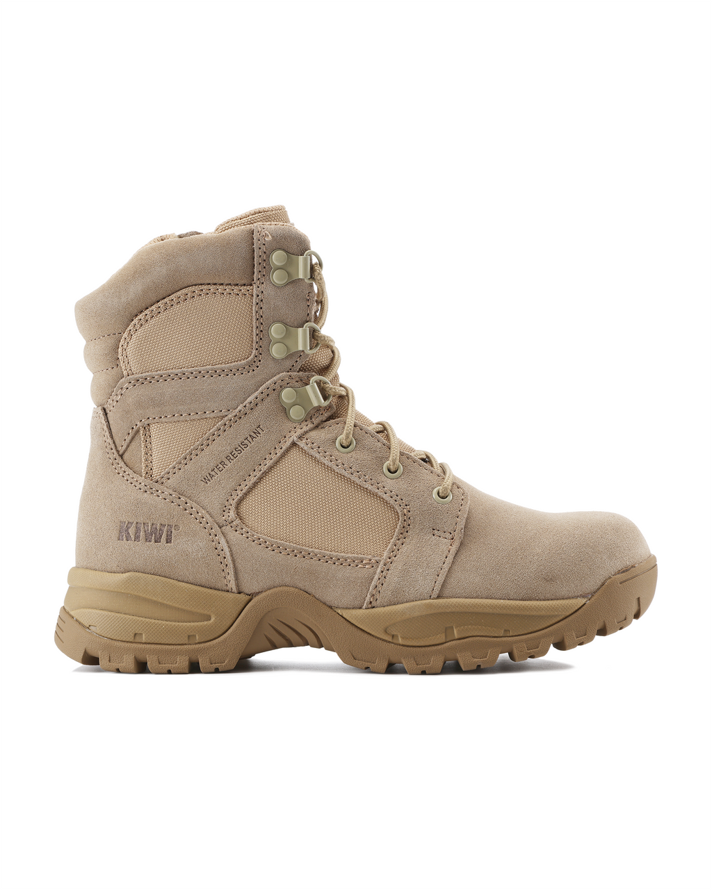 Kiwi Rugged Sand Suede 7" Zipped Water Resistant Tactical Boots [R62200]