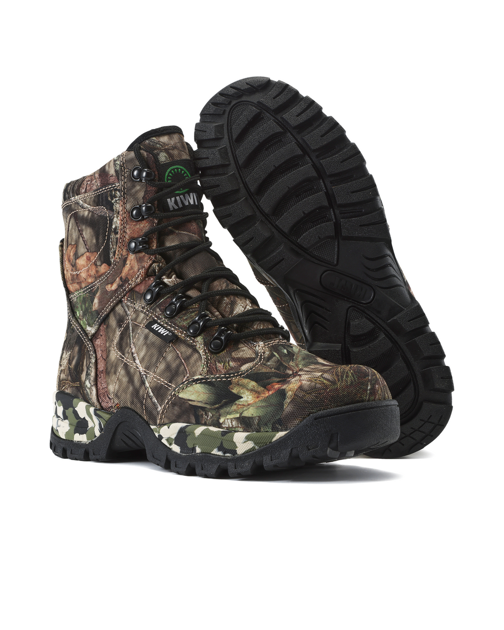 Kiwi Rugged Camo Nylon 7" Waterproof Tactical Boots [R62400]