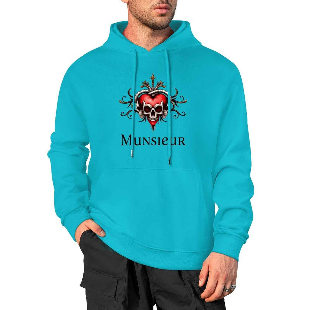 Deadly Love Hoodie | Heart Skull Gothic Streetwear | MUNSIEUR