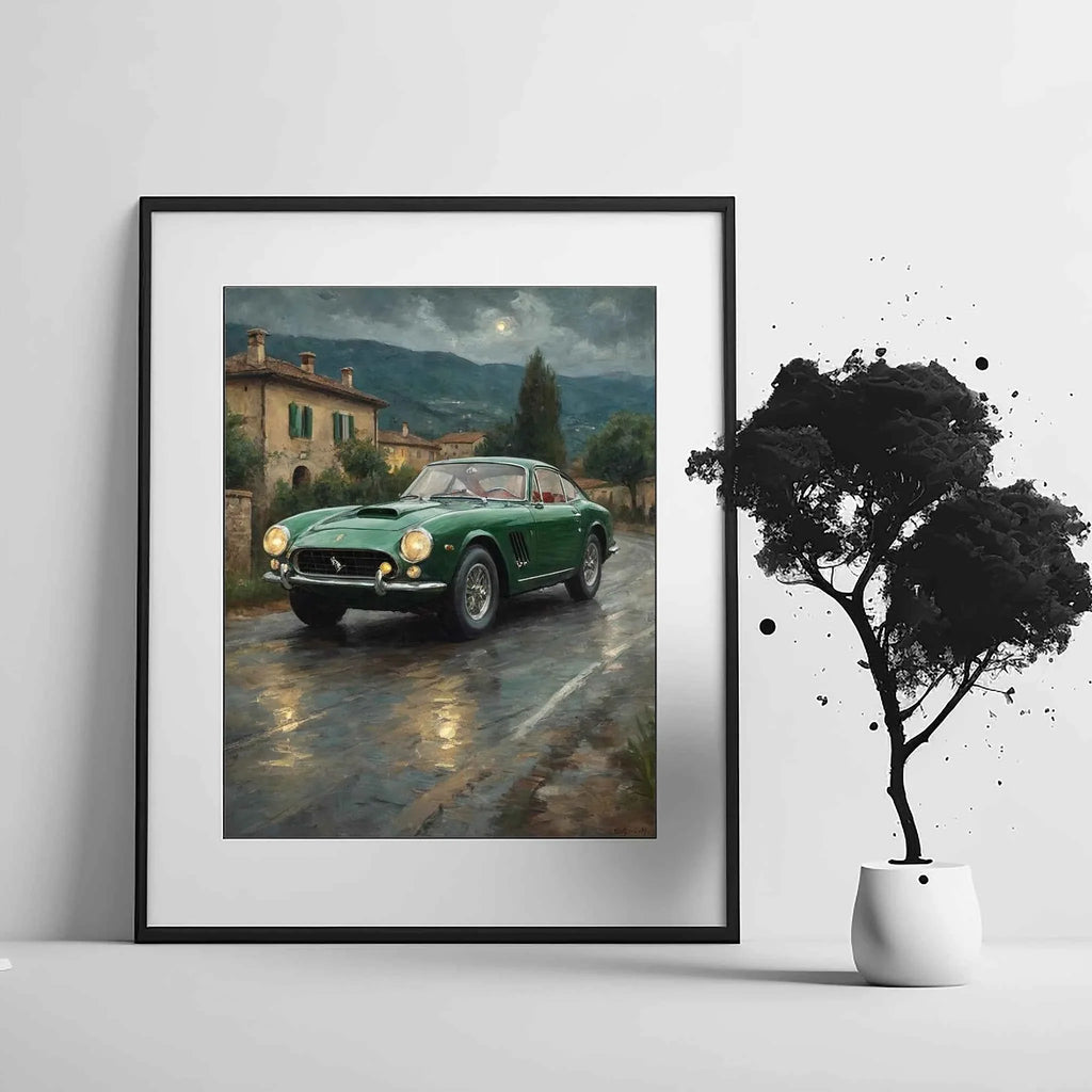 1963 Italian GT Berlinetta - Night Edition | Poster Canvas