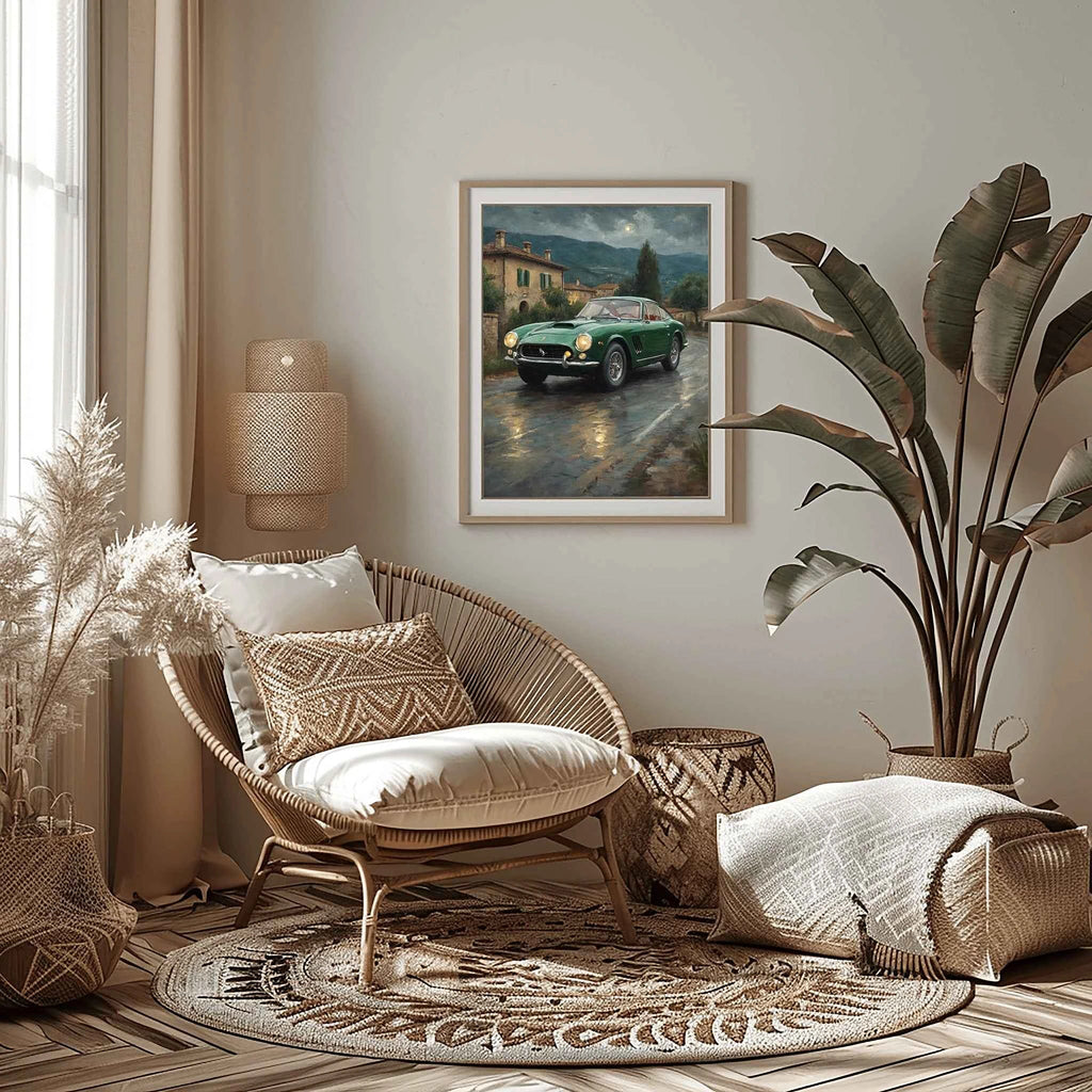 1963 Italian GT Berlinetta - Night Edition | Poster Canvas