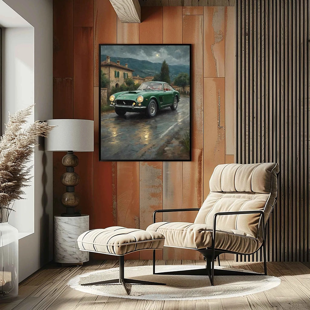 1963 Italian GT Berlinetta - Night Edition | Poster Canvas