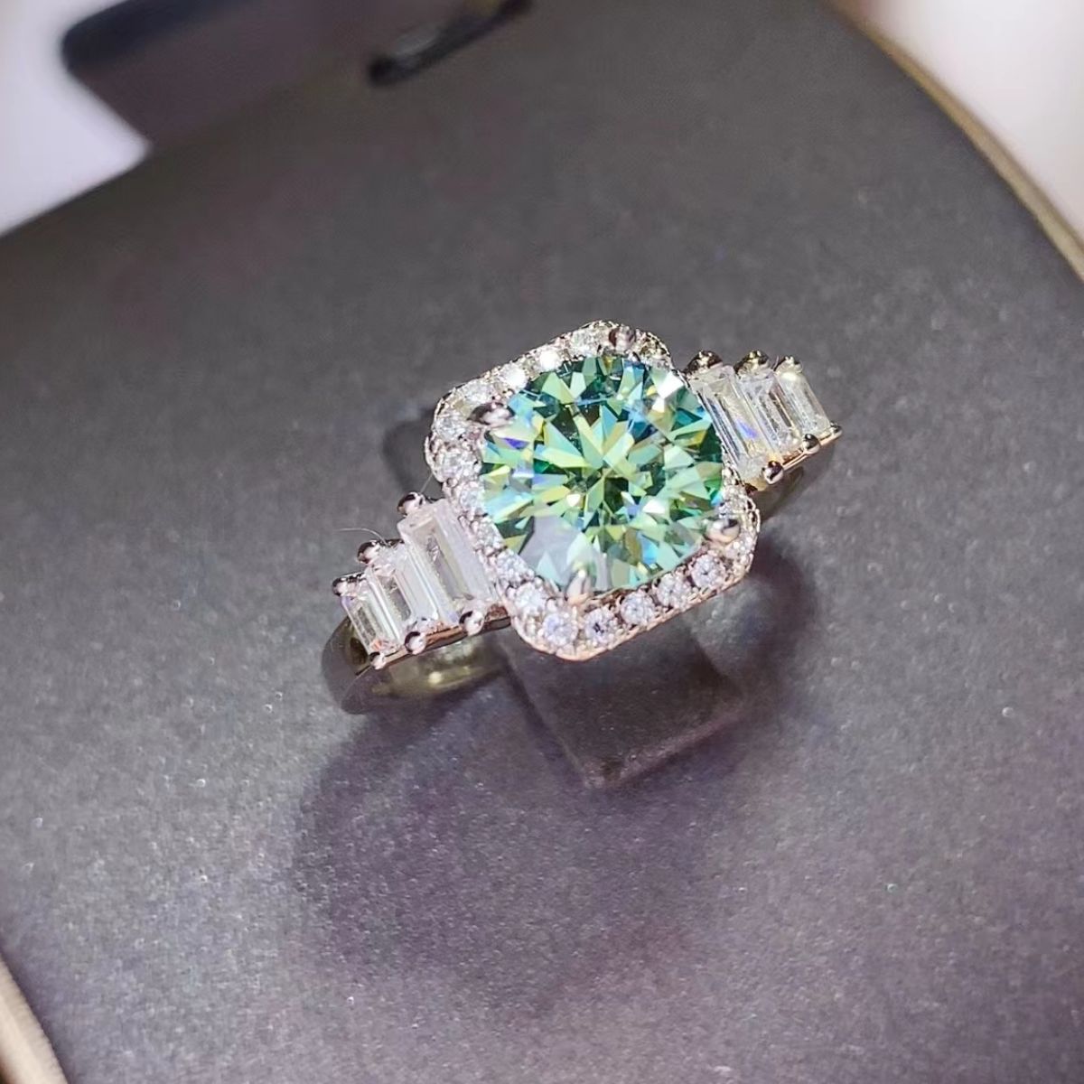 3 Carat Lab-grown Diamond 1pc Sterling Silver Ring
