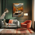 1963 Split-Window Stingray - Forest Edition | Poster Canvas