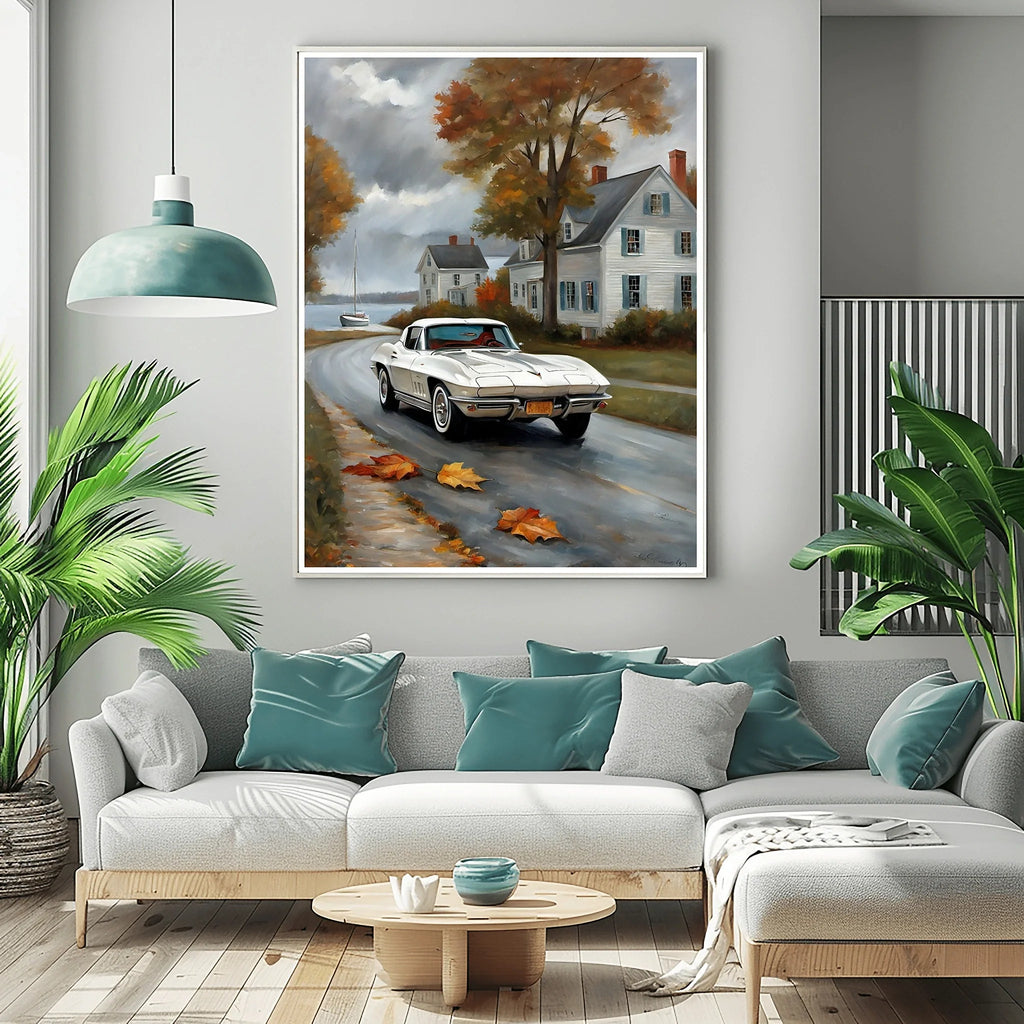 1963 Split-Window Stingray - Town Edition | Poster Canvas