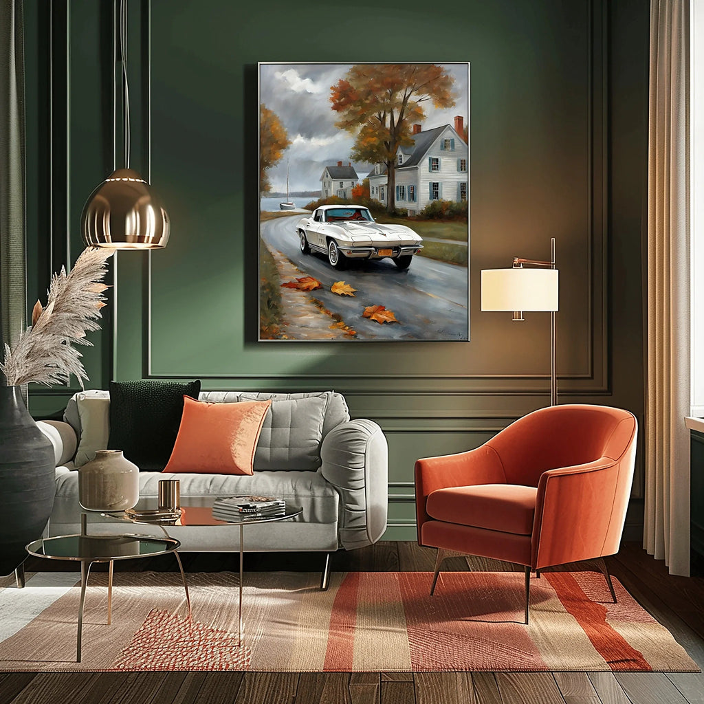 1963 Split-Window Stingray - Town Edition | Poster Canvas