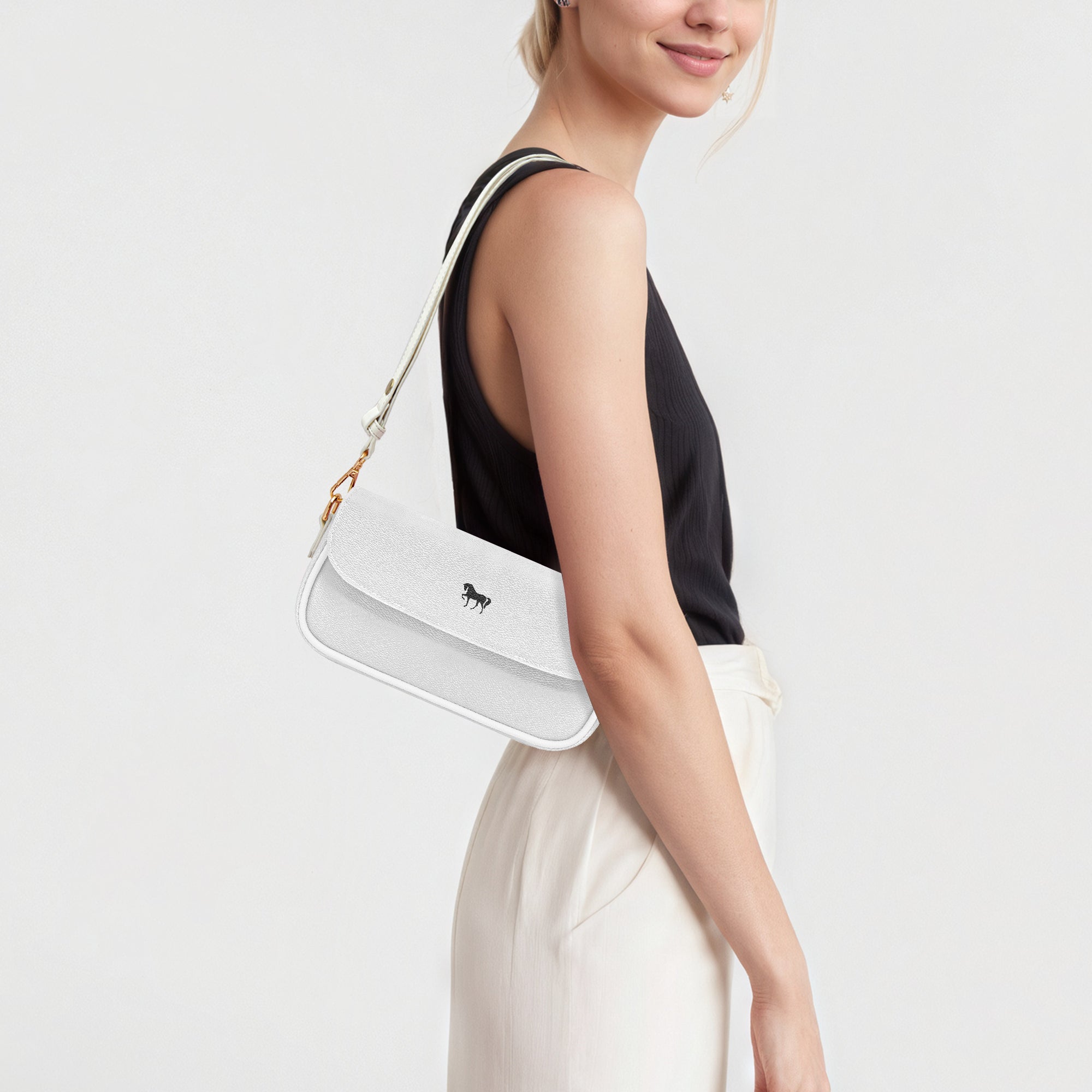 NESTDEER 1306. Women's Leather Underarm Bag