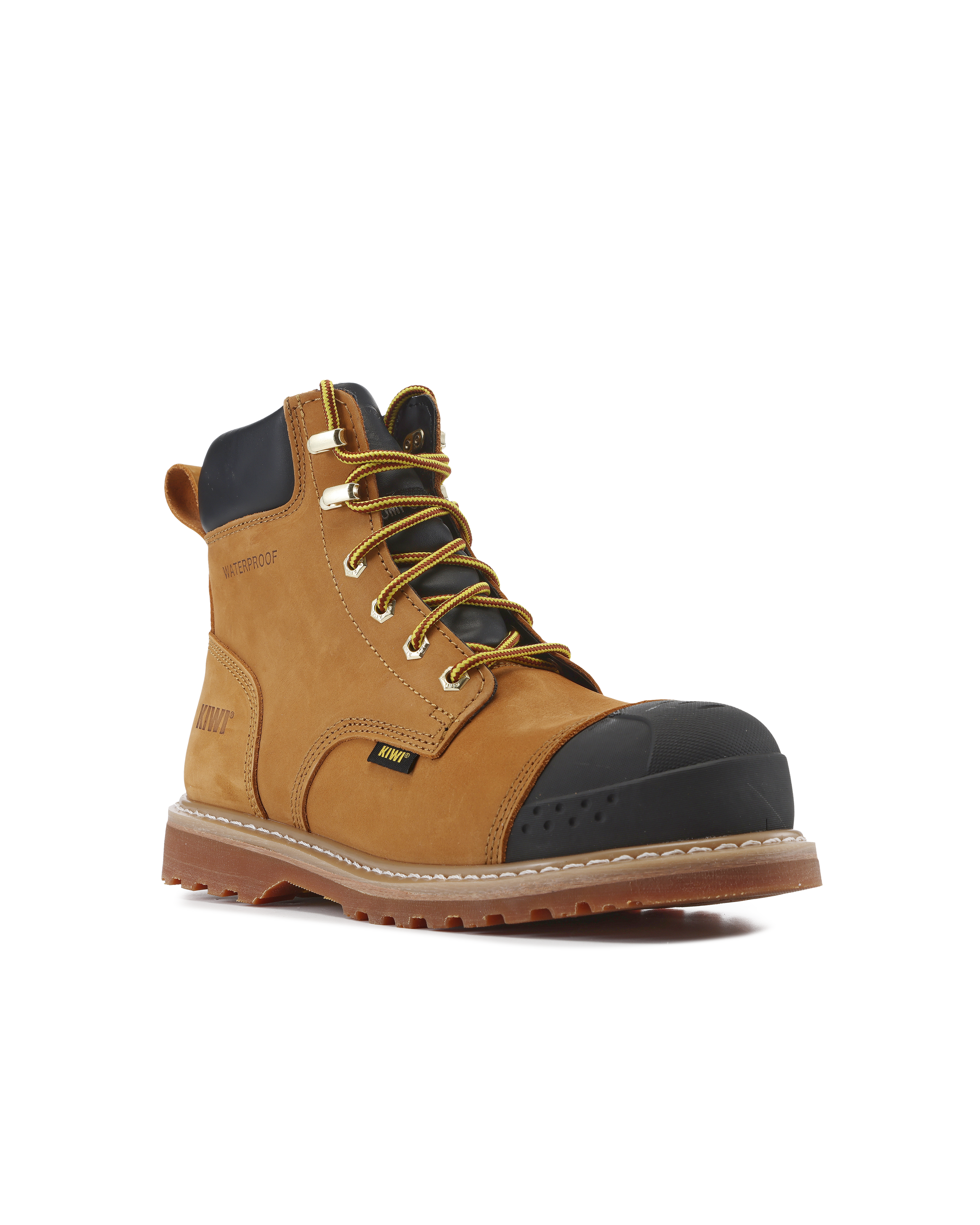 Kiwi Premium Wheat Nubuck 6" Composite Toe Waterproof Cap-Toe Work Boots [R69000]