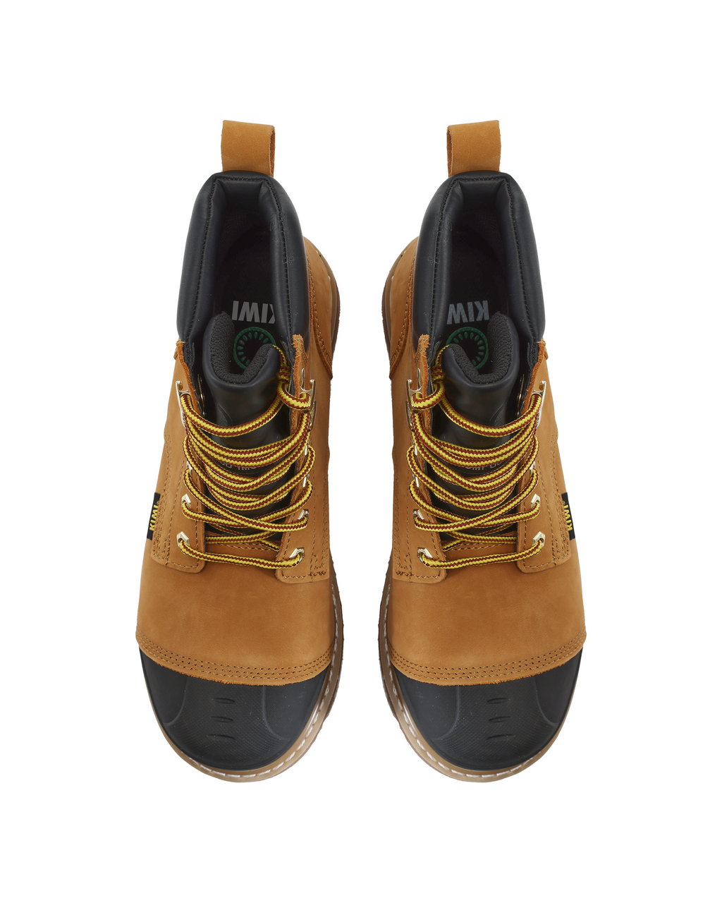Kiwi Premium Wheat Nubuck 6" Steel Toe Waterproof Cap-Toe Work Boots [R64000]