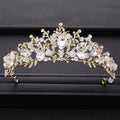Silver & Light Blue Princess Tiara – Queen Headdress for Bridal or Cosplay