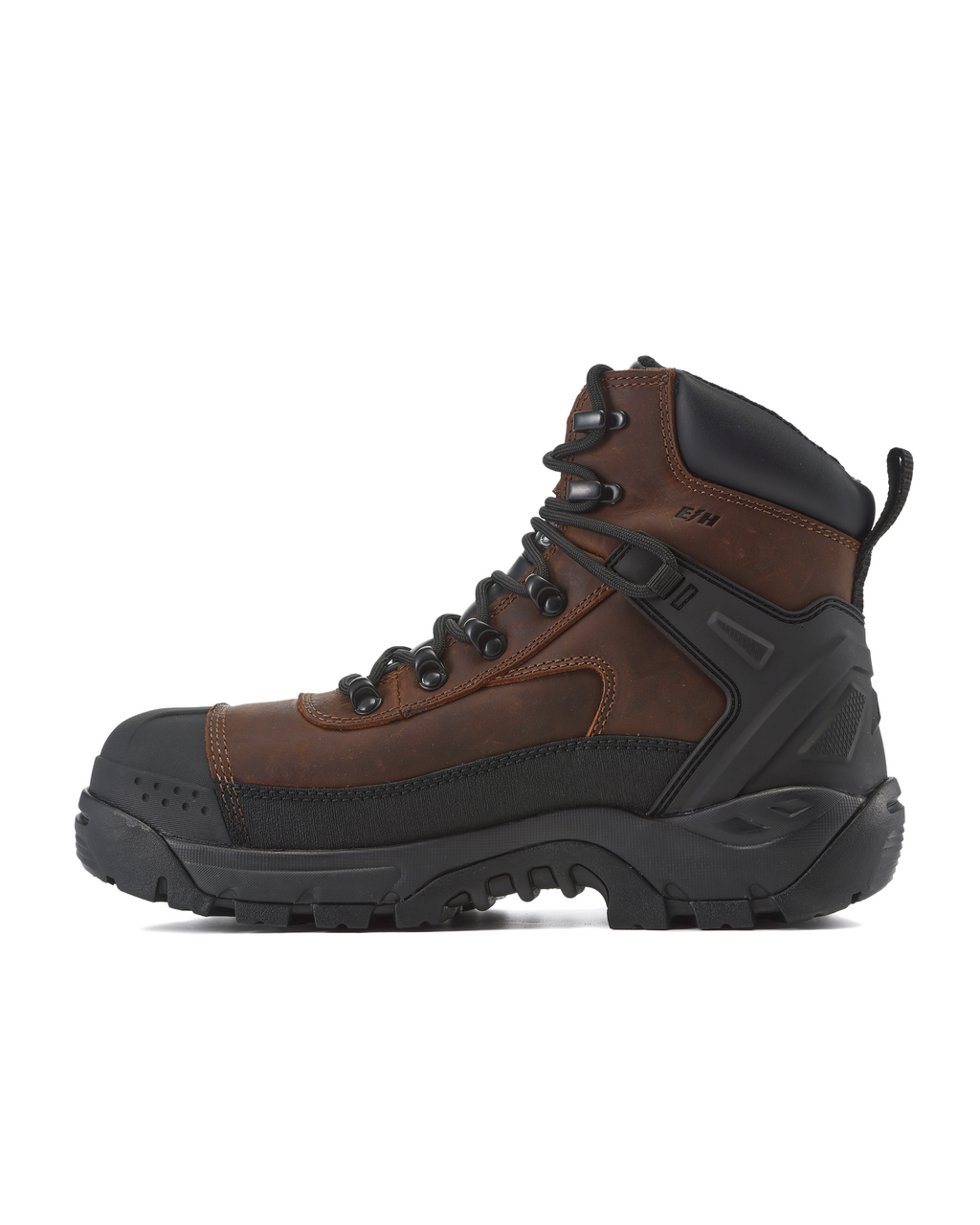Kiwi ProGuard Brown Crazy Horse Leather Mid-Cut 6" Composite Toe Zipped Waterproof Tactical Boots [R69200]