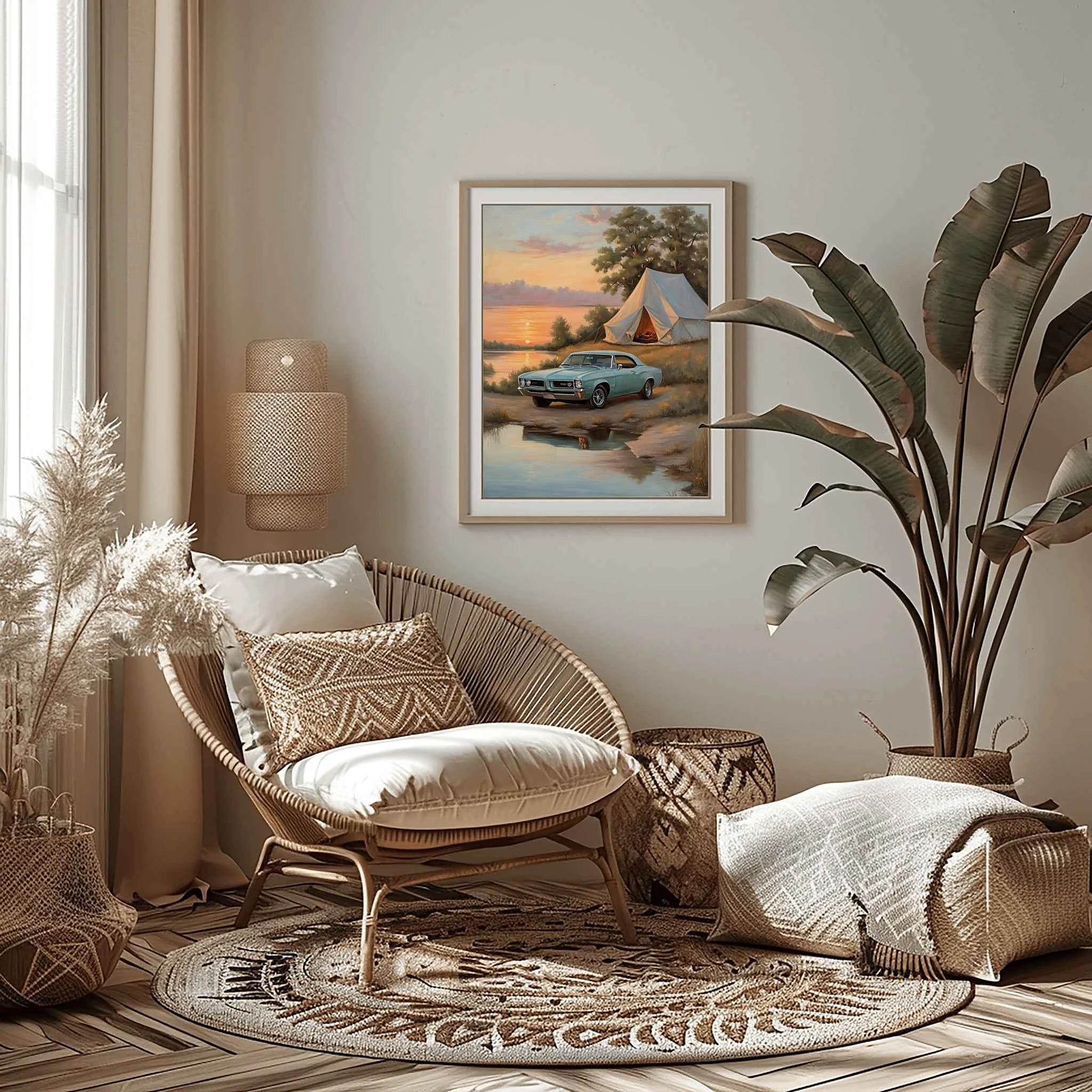 1964 GTO Muscle Pioneer - Lake Edition | Poster Canvas