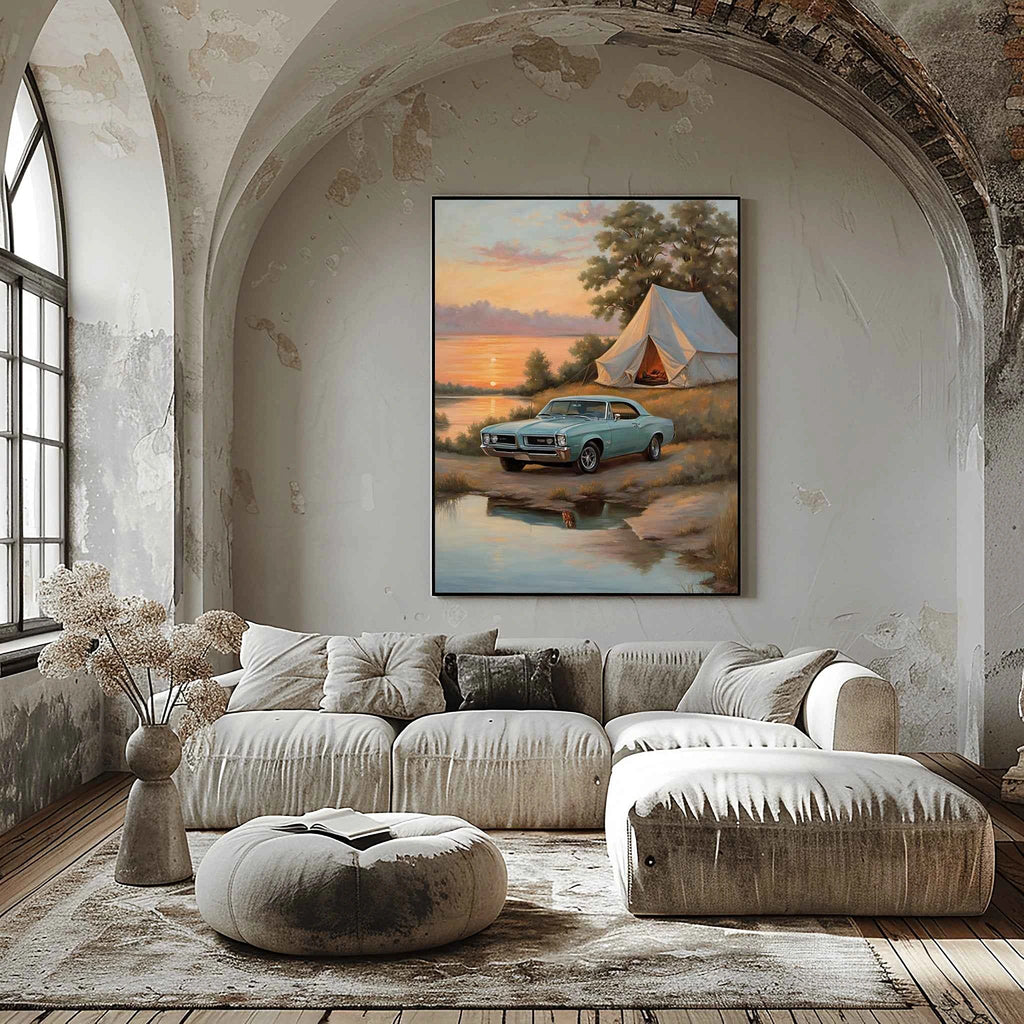1964 GTO Muscle Pioneer - Lake Edition | Poster Canvas