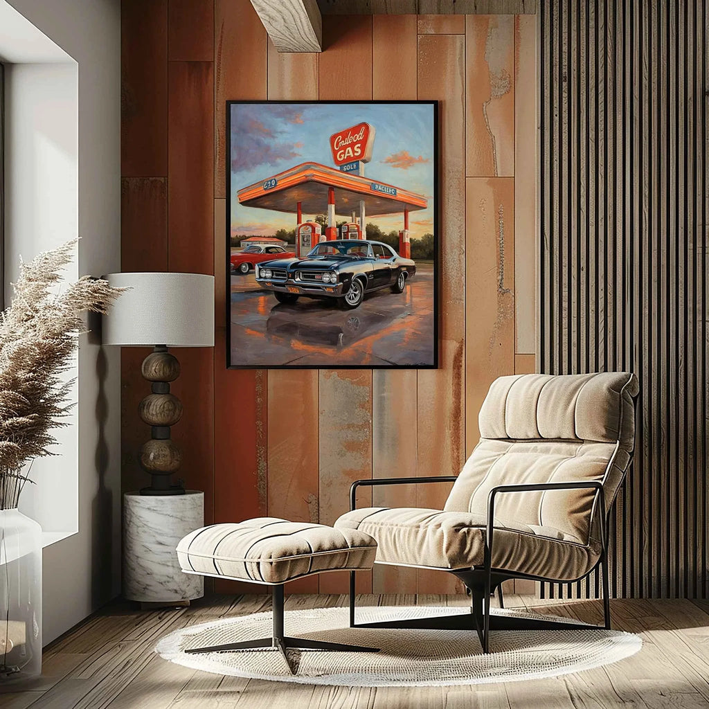 1964 GTO Muscle Pioneer - Gas Station Edition | Poster Canvas