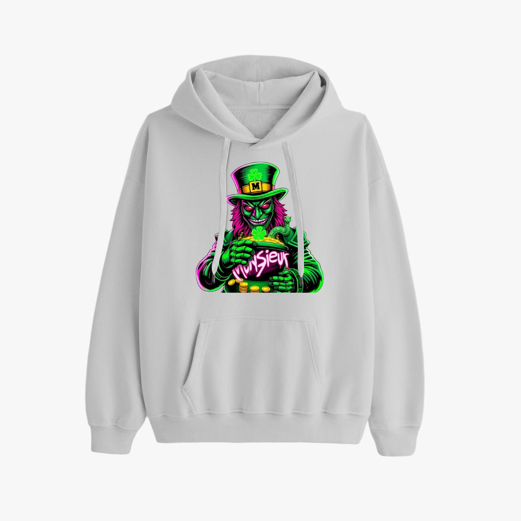 St. Patrick's Day Collection Munsieur Leprechaun Mafia Unisex Premium Pullover Hoodie Sweater