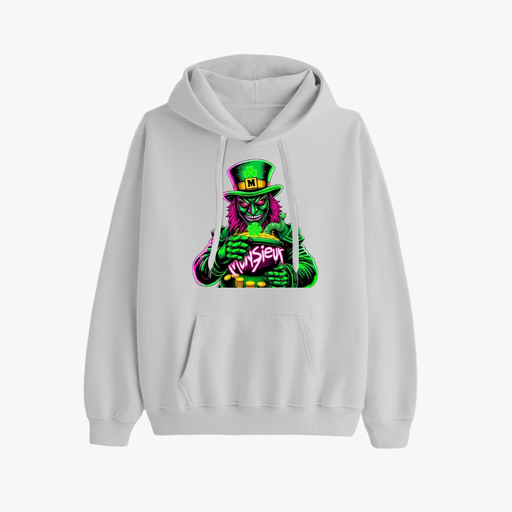 St. Patrick's Day Collection Munsieur Leprechaun Mafia Unisex Premium Pullover Hoodie Sweater
