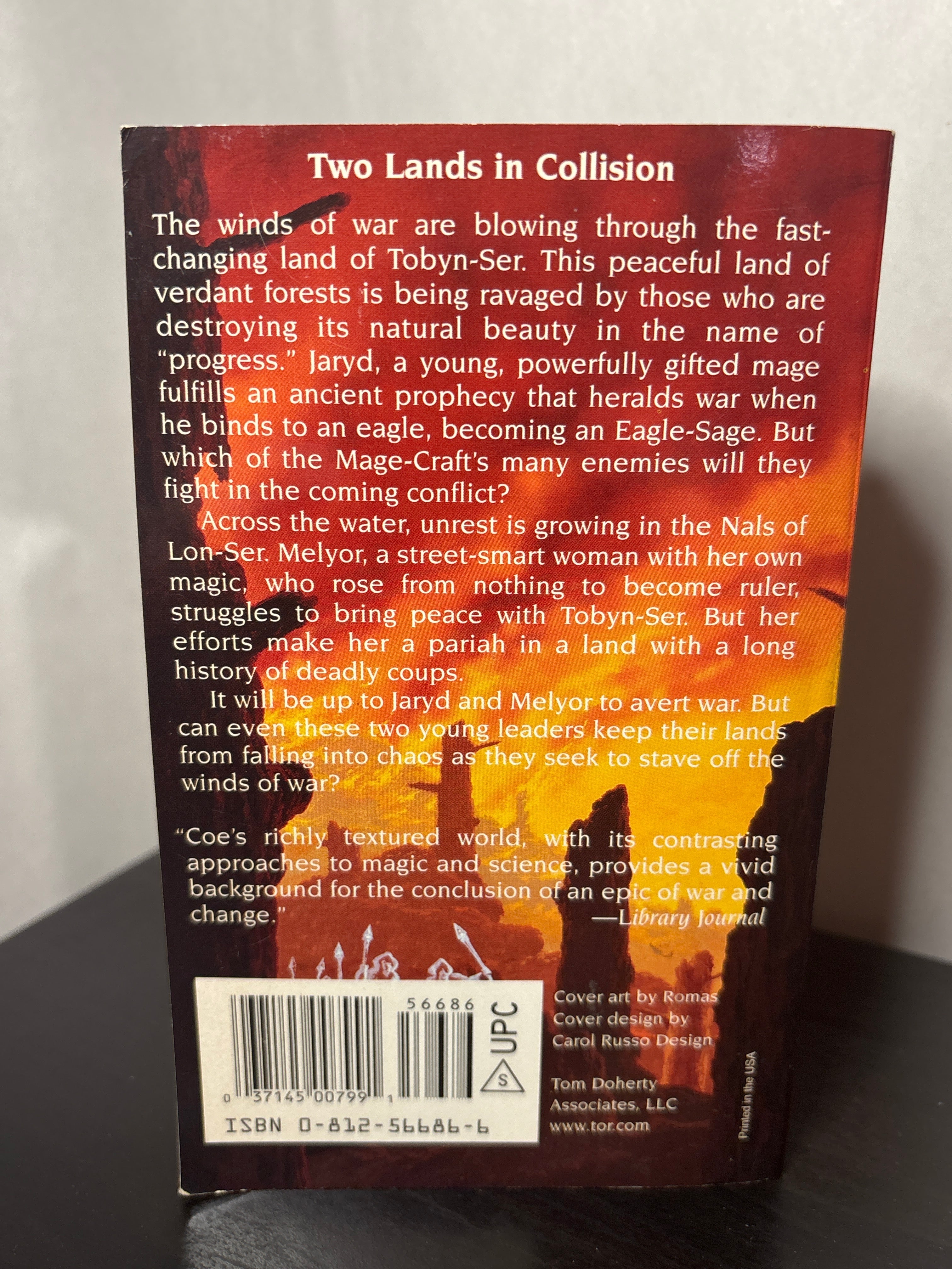 Eagle Sage by David B. Coe (Lon Tobyn Chronicle #3) | Vintage Fantasy