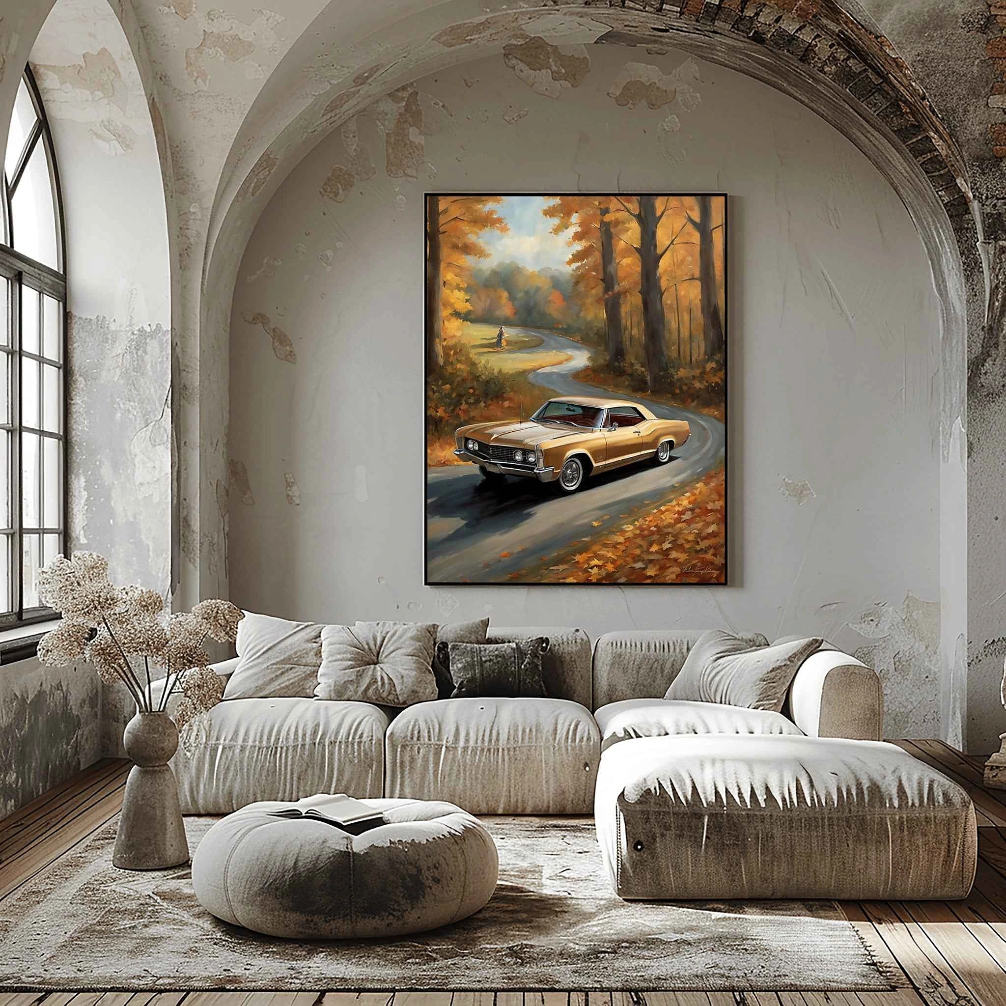1965 Riviera Gran Sport - Forest Edition | Poster Canvas
