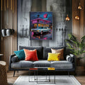 1965 Riviera Gran Sport - Neon Motel Edition | Poster Canvas