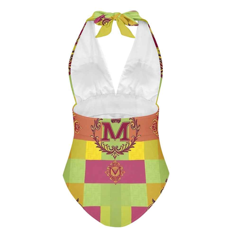 All-Over Print Women's High Cut One-piece Swimsuit
