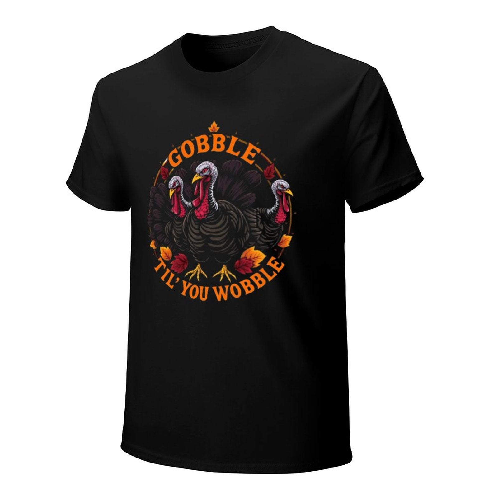 Munsieur Men's Tee Thanksgiving Collection "Gobble Til' You Wobble"
