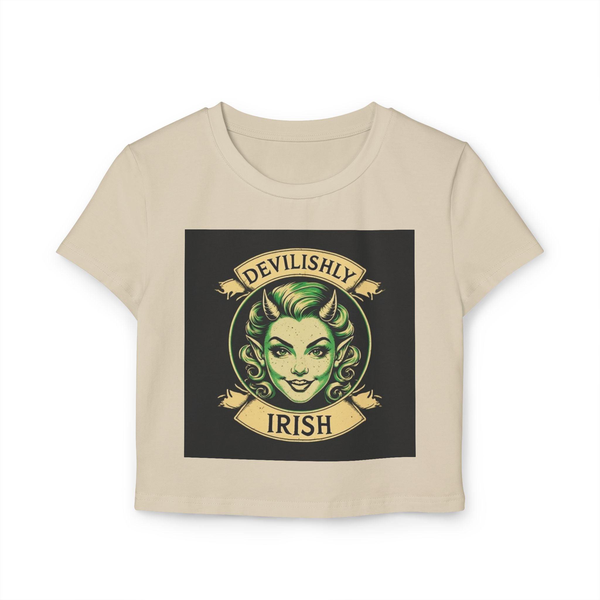 St Patricks Day Baby Tee Devilishly Irish
