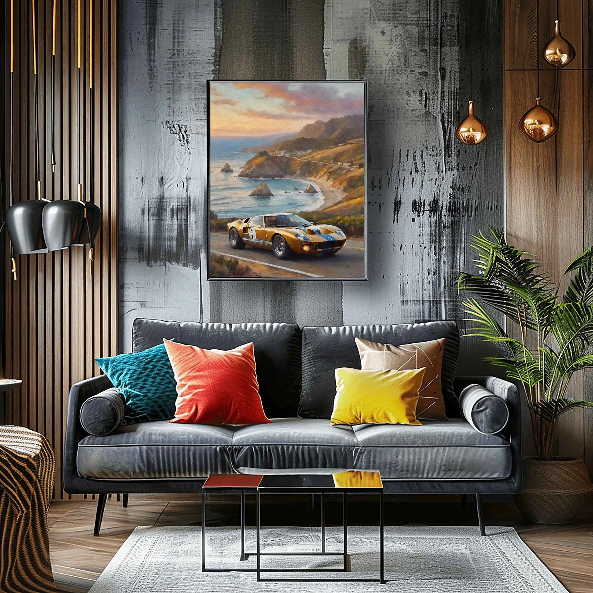 1966 Le Mans Victor - Coastal Edition | Poster Canvas
