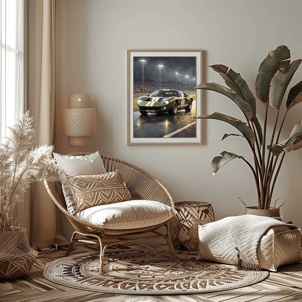 1966 Le Mans Victor - Night Edition | Poster Canvas