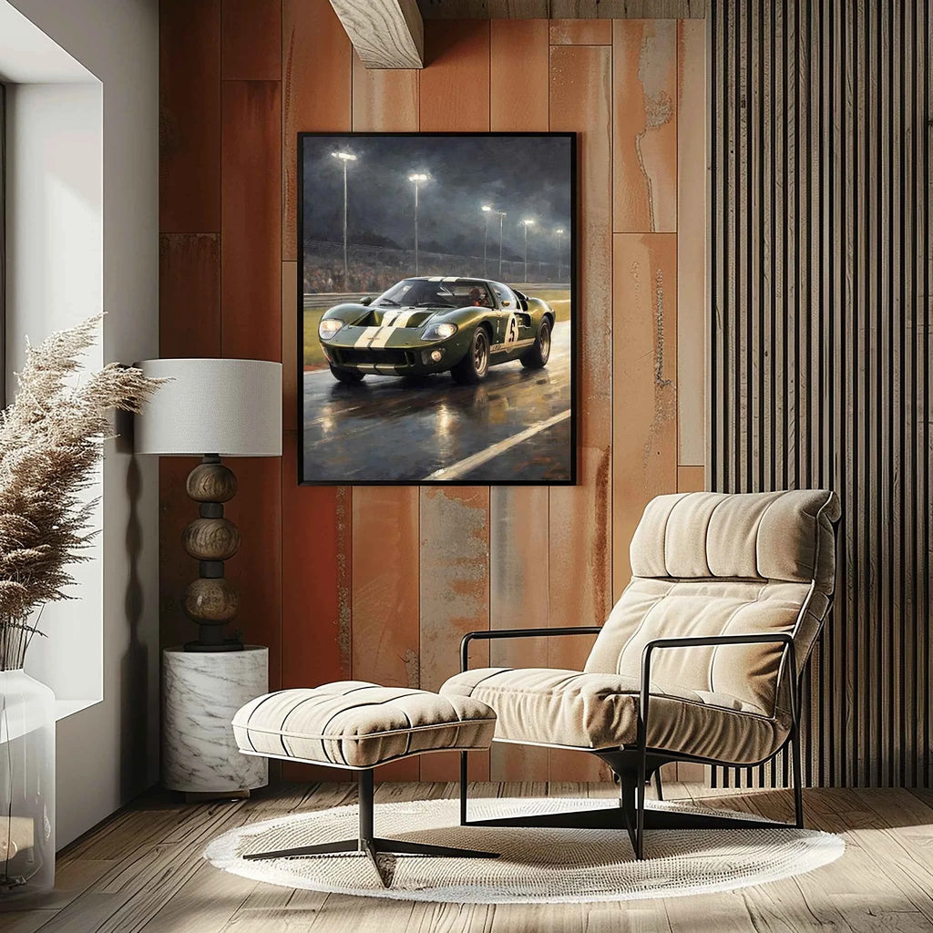 1966 Le Mans Victor - Night Edition | Poster Canvas