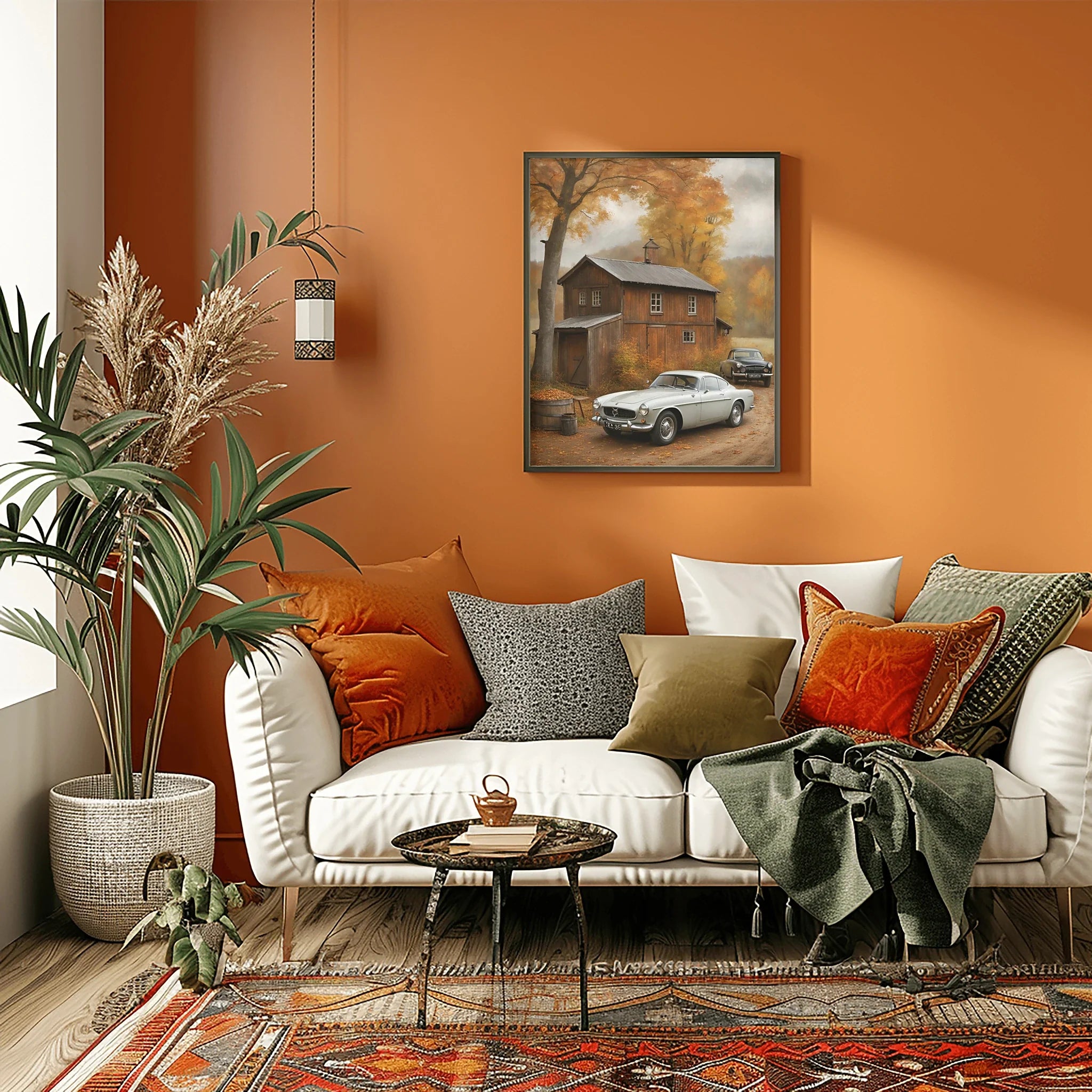 1966 Swedish GT Icon - Old Garage Edition | Poster Canvas