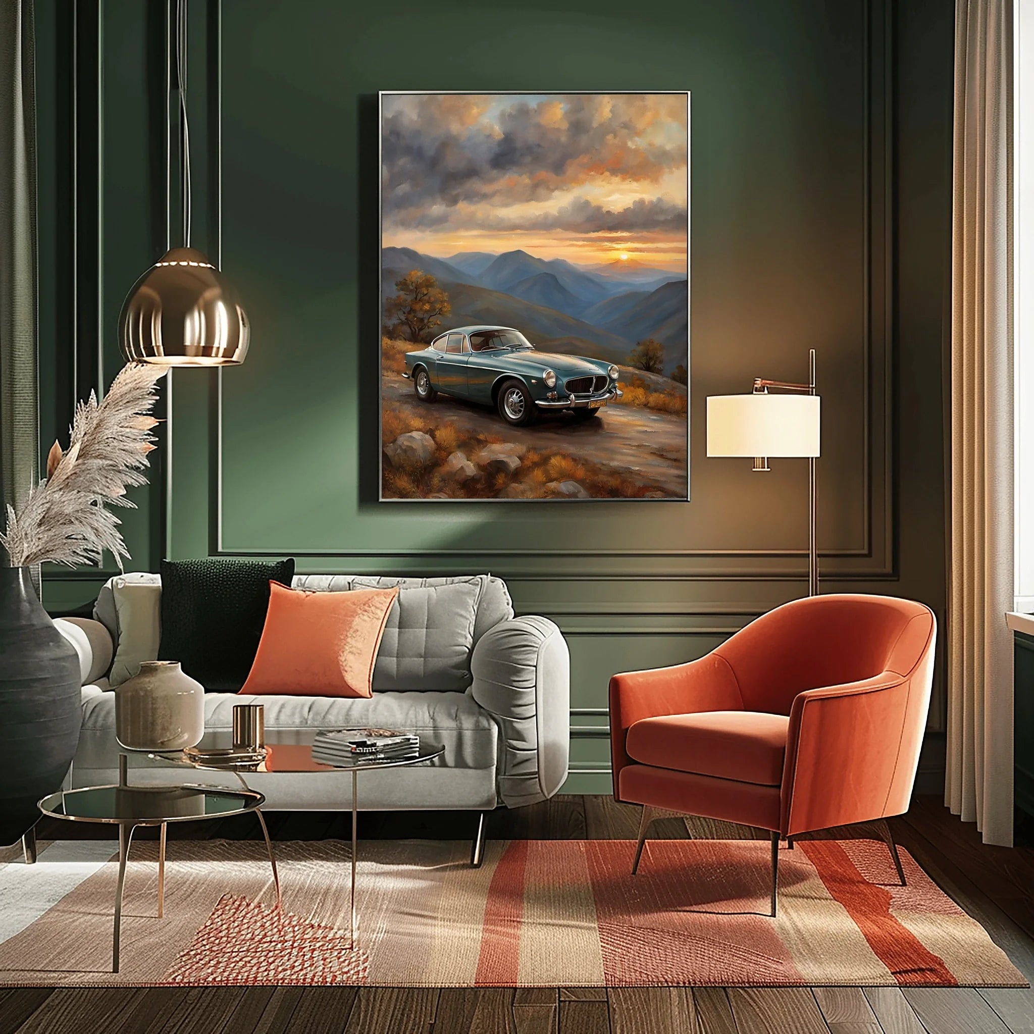 1966 Swedish GT Icon - Mountain Edition | Poster Canvas